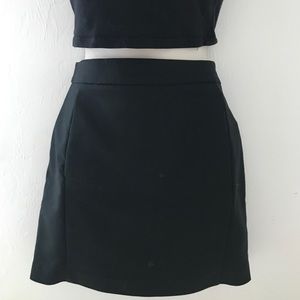 Zara Basic Black Mini Skirt